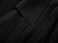 Wrap-Style Knit Top | Black