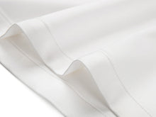 Acetic Acid Straight Shoulder Coat | White