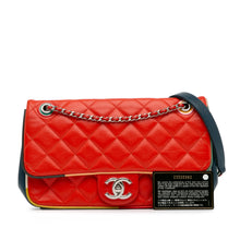 Chanel | Pre-Owned Medium Quilted Lambskin Cuba Color Flap | Red