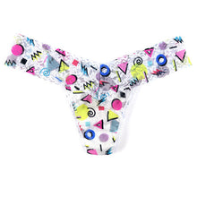 Signature Lace Low Rise Thong | White x Multi (V2)