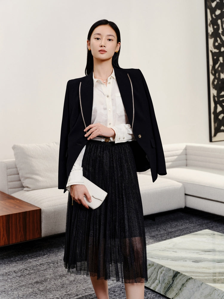 Satin Shirt | White