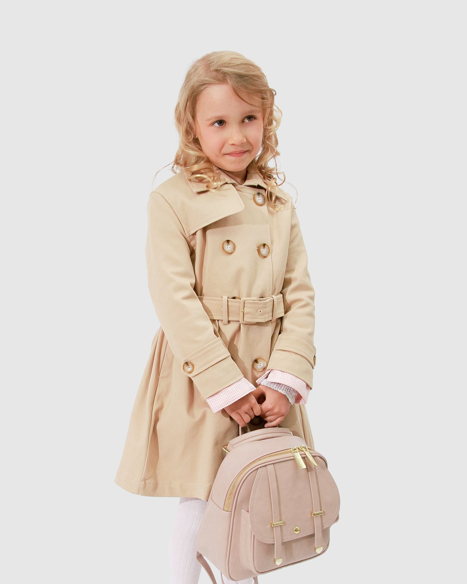 Kids | Miss Sunshine Trench Coat | Camel