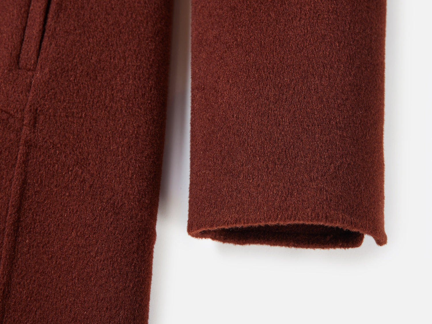 Cashmere coat | Brown