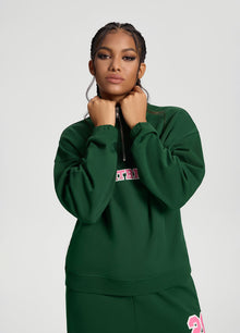 Better League Zip Sweatshirt | Urban Green