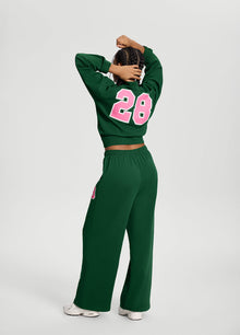 Better League Wide-Leg Sweatpants | Urban Green