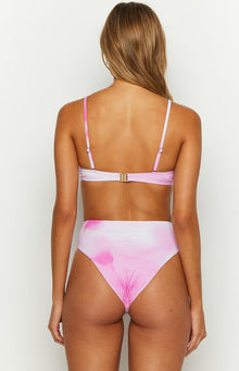 9.0 Swim Montego Print Underwire Bikini Top | Pink