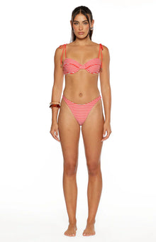 9.0 Swim Bianca Bikini Bottoms | Red Stripe