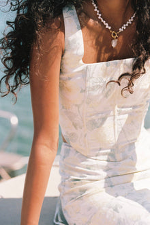 Andie Corset Top | Sage Floral