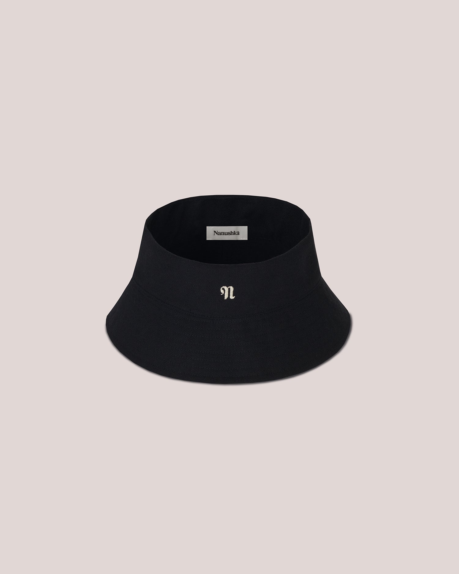 Lamont Organic Cotton Canvas Visor | Black