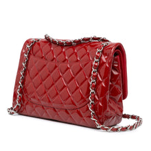 Chanel | Pre-Owned Jumbo Classic Patent Double Flap | Red