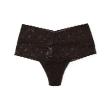 Retro Thong | Chocolat Noir