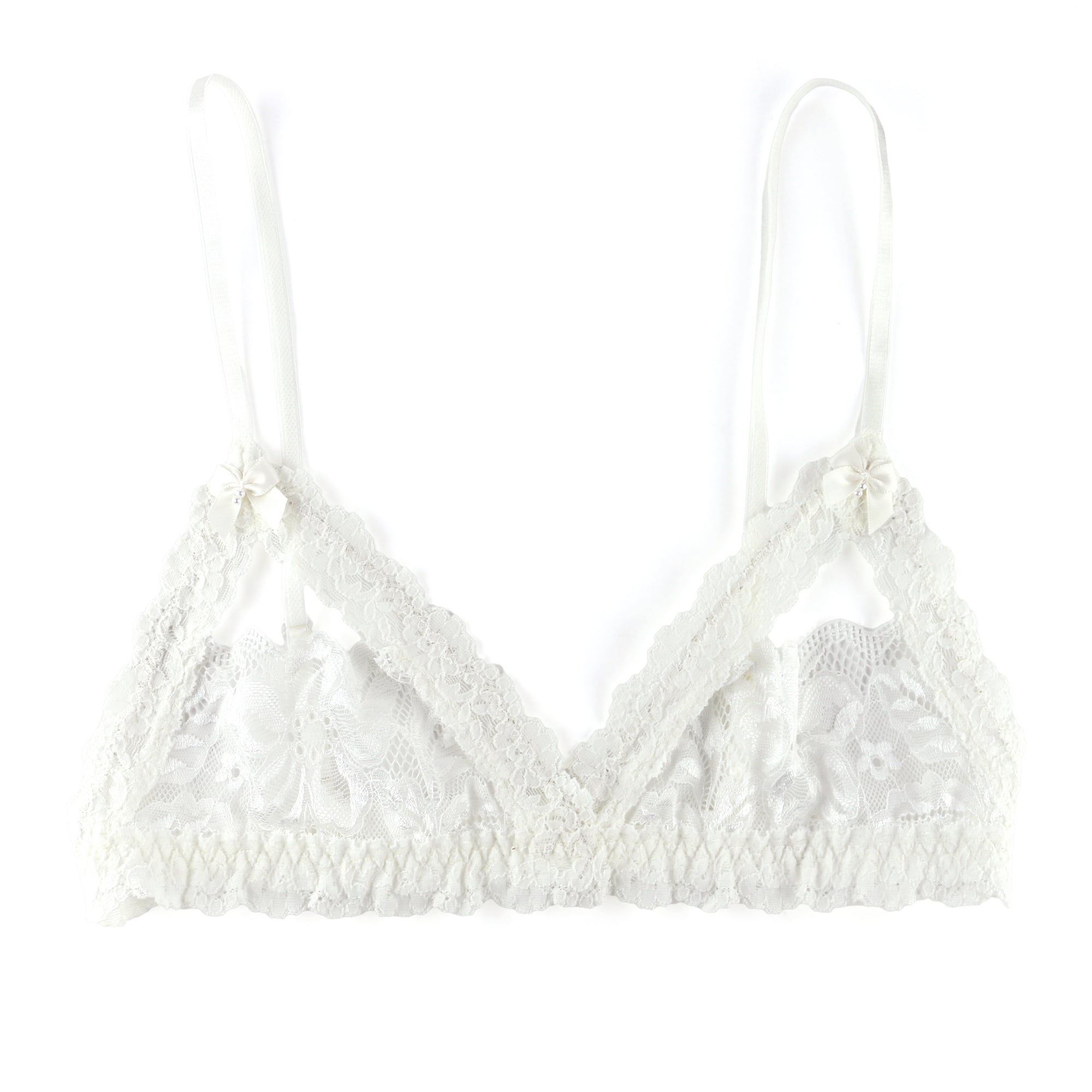 Princess Lace Open Bralette | Ivory