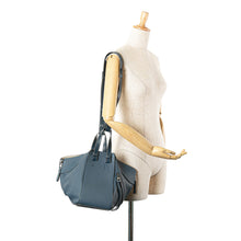 Loewe | Pre-Owned Small Leather Hammock Bag | Blue