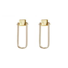 The Square Door Knocker Earring | 18K Yellow Gold-Plated