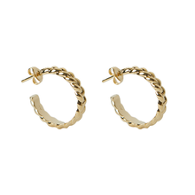 The Braided Hoop | 18K Yellow Gold-Plated