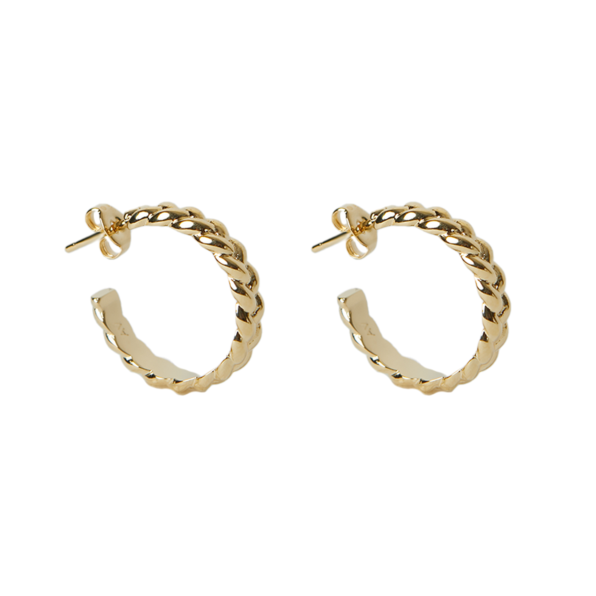 The Braided Hoop II | Gold