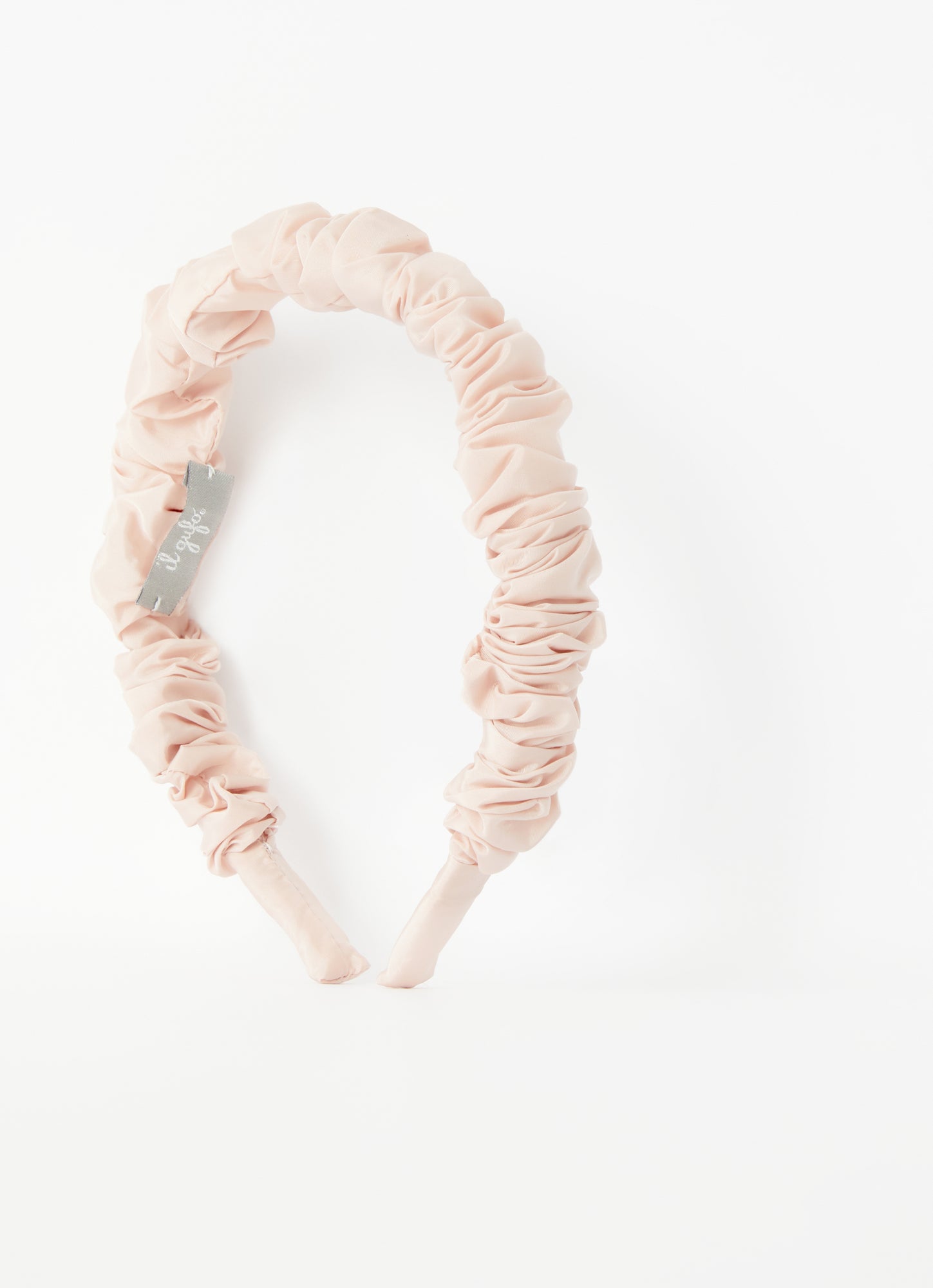 Nylon Taffeta Headband | Quartz Pink