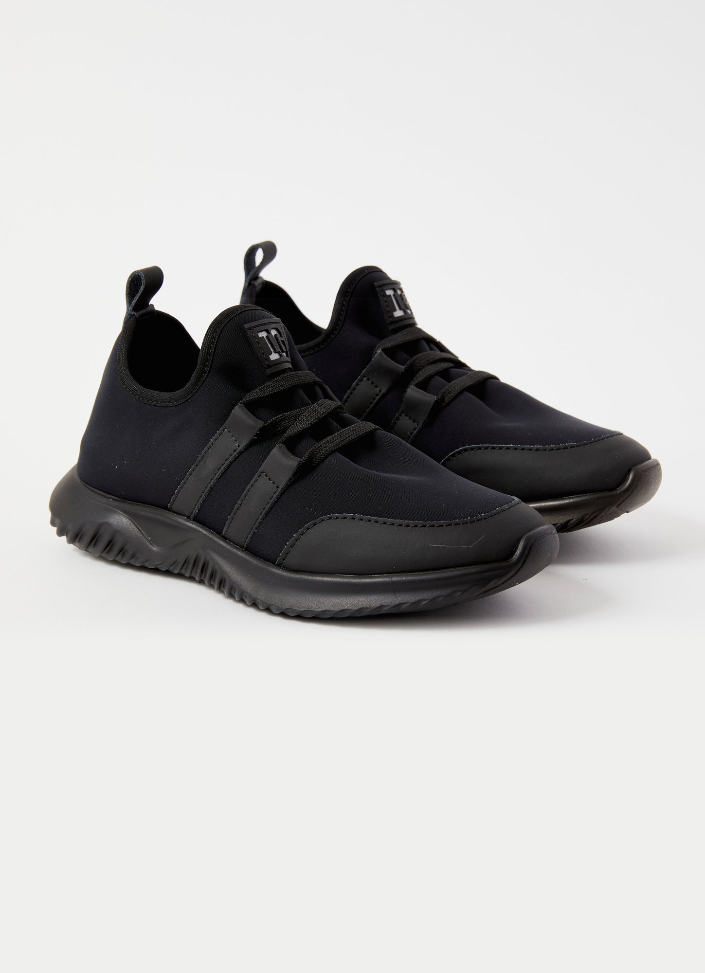 Neoprene Drawstring Sneakers | Black
