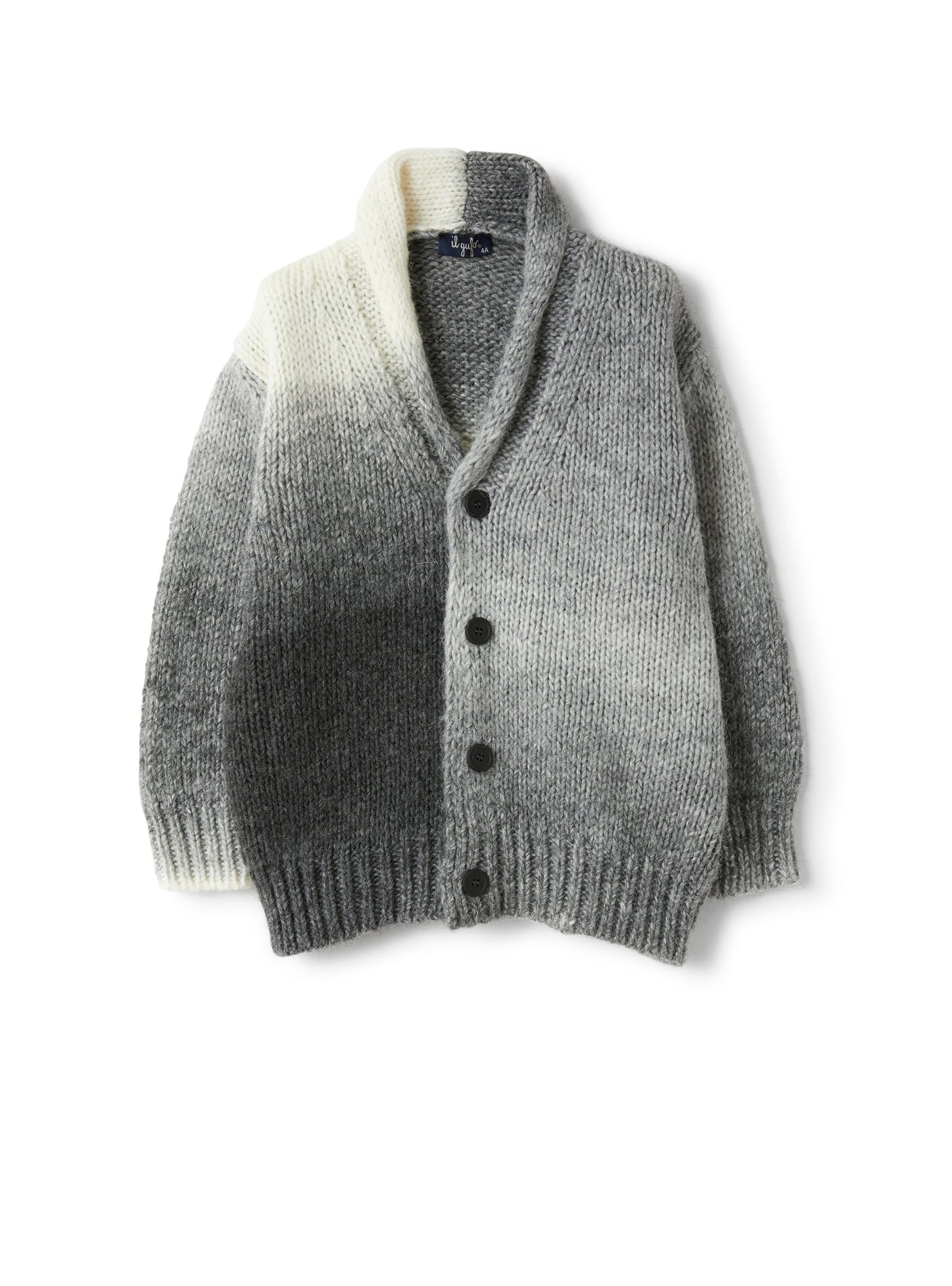 Alpaca-Blend Cardigan | Cloud Grey