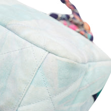 Chanel | Pre-Owned Quilted Jungle Jeans Flap | Blue/Light Blue