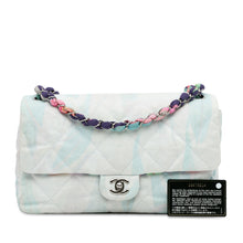 Chanel | Pre-Owned Quilted Jungle Jeans Flap | Blue/Light Blue