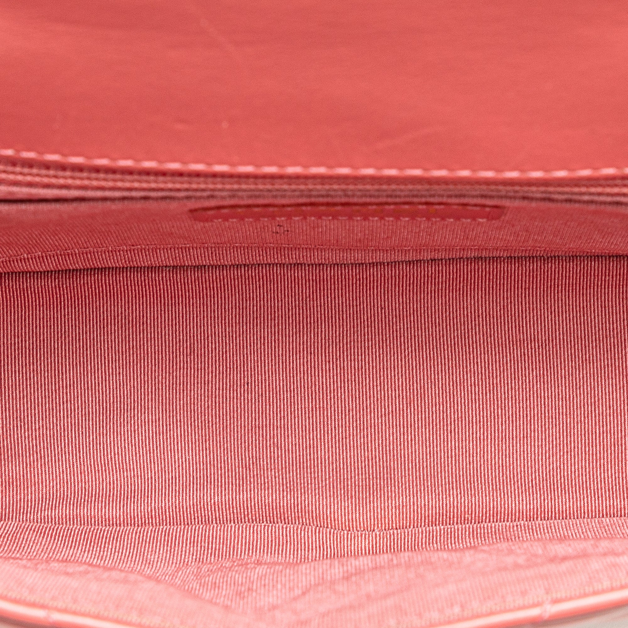 Chanel | Pre-Owned Mini Chevron Calfskin Statement Flap | Pink