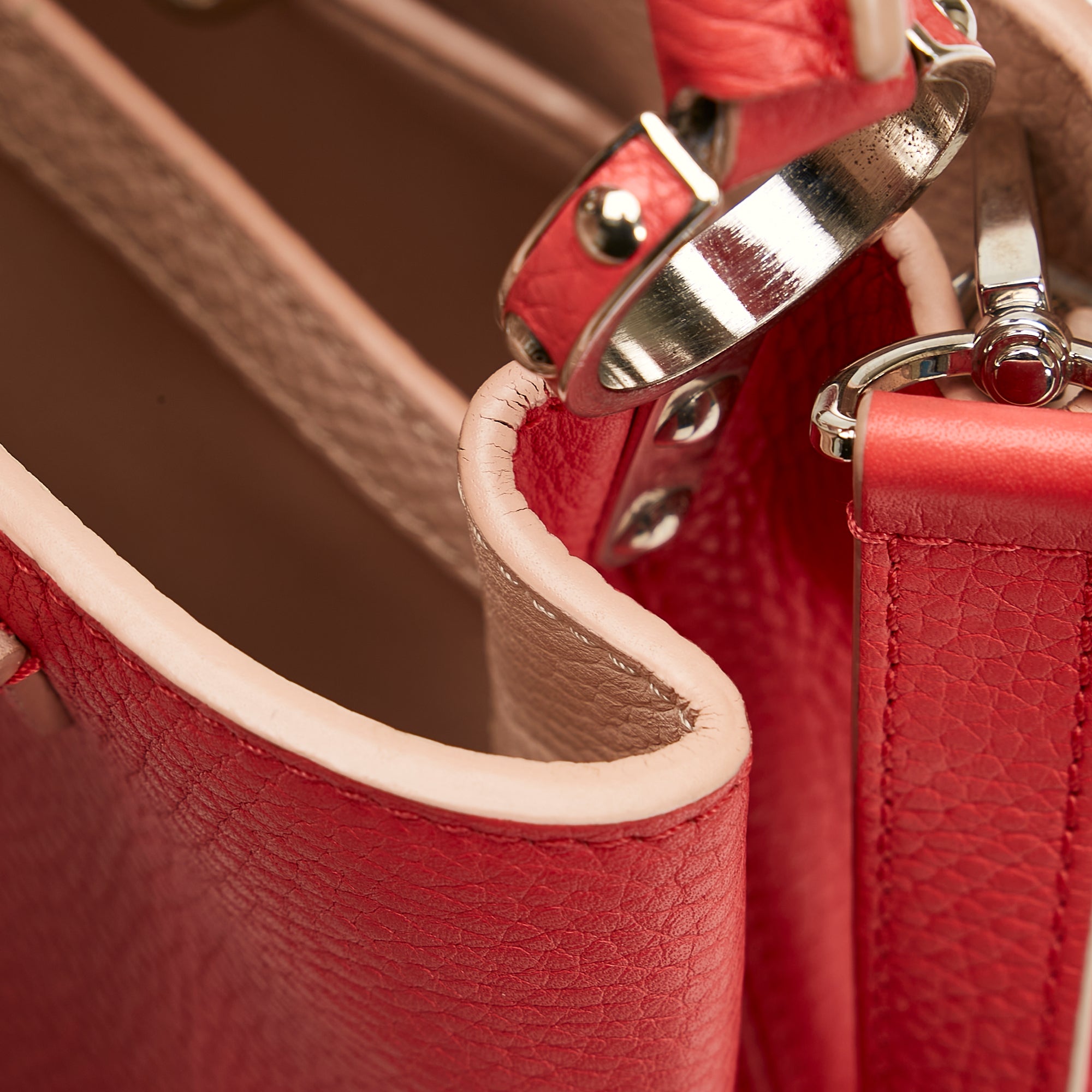 Louis Vuitton | Pre-Owned Taurillon Capucines BB | Red