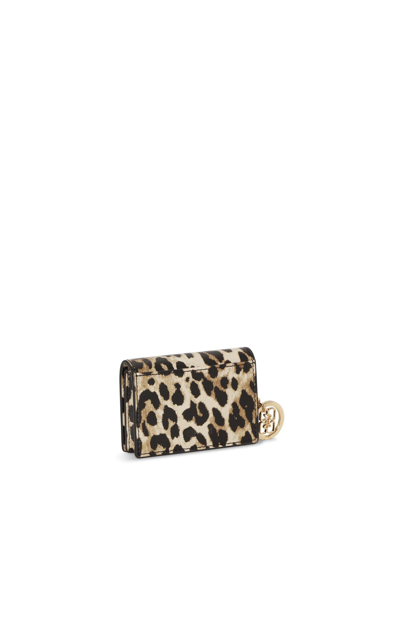 Card Holder With Flap Print | Leopard