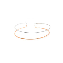 Slip-On Choker - Av Markdown 1112 | Two Tone: Rose Gold/Silver