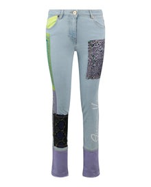 Versace | Signature Patchwork Skinny Jeans