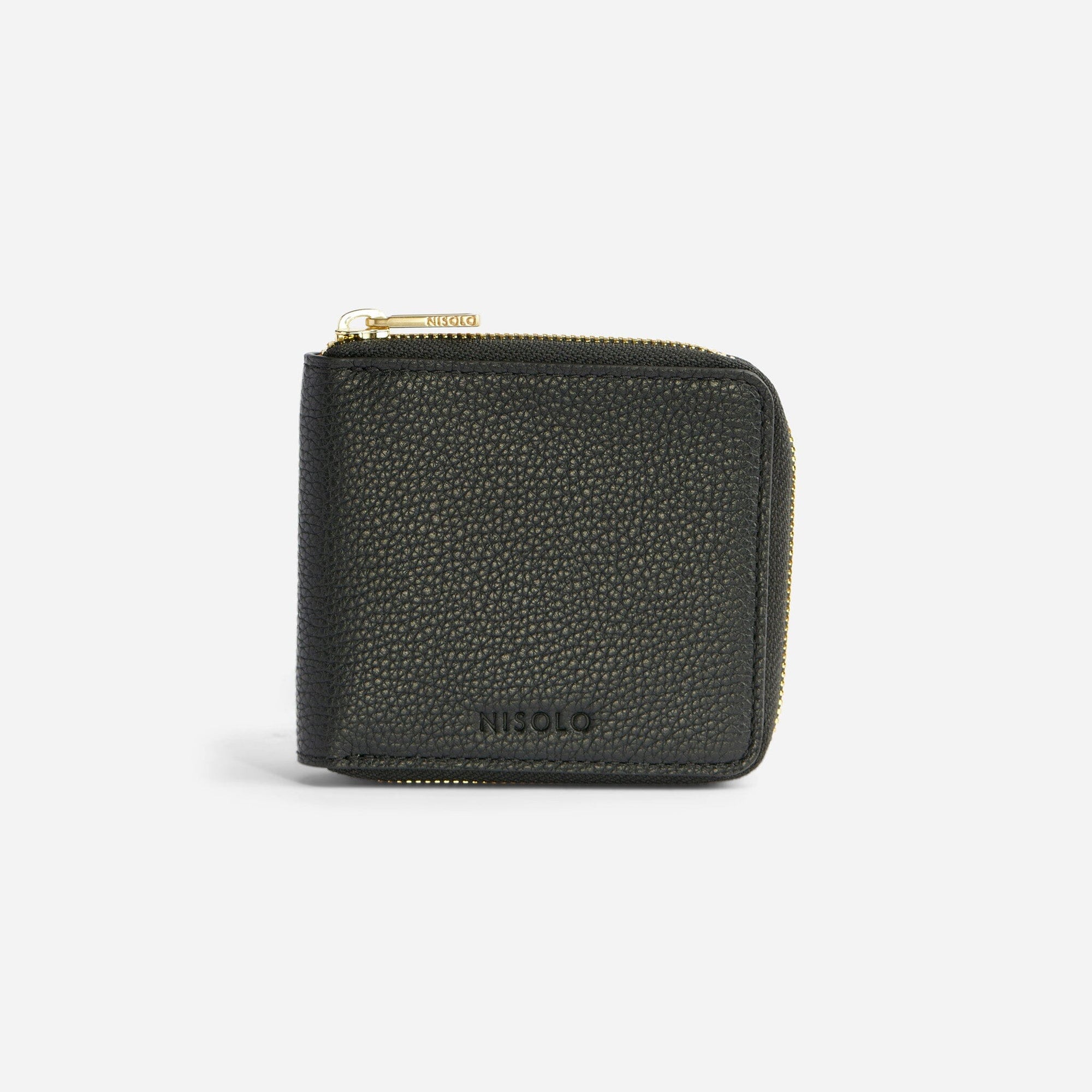 Remi Zip Wallet Black Nisolo