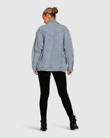 Women | All About You Denim Jacket | Stonewash