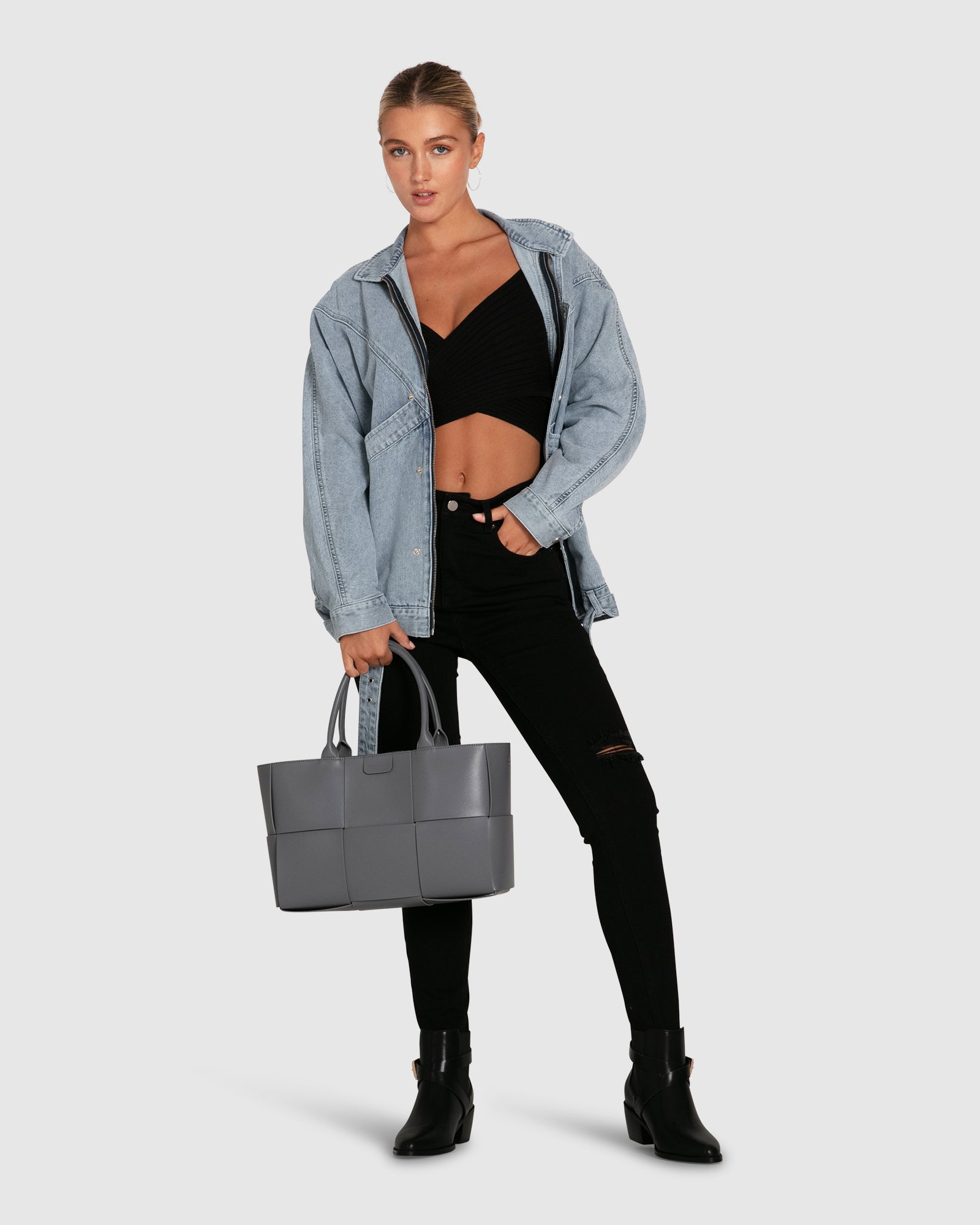 Women | All About You Denim Jacket | Stonewash