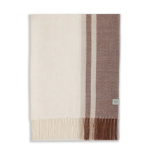 Unisex | Maui Wrap | Stripe Cognac / Ivory
