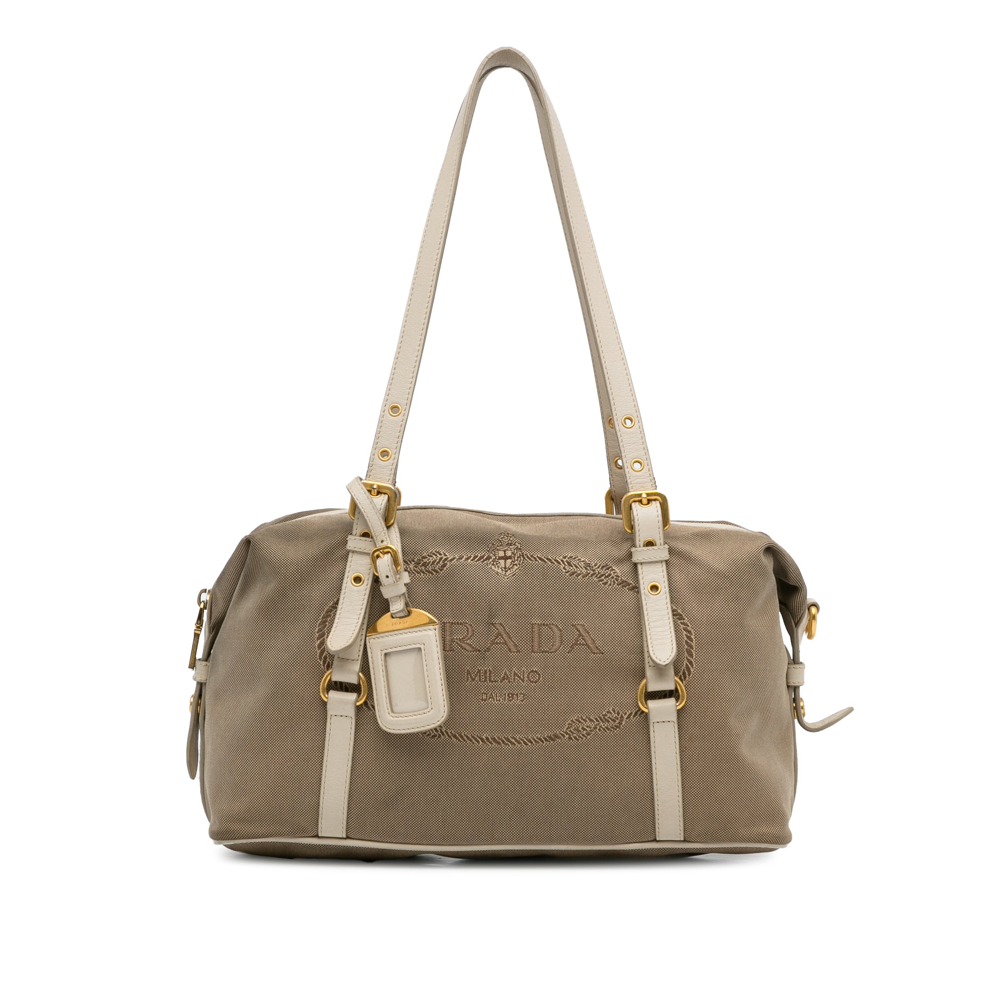 Prada Pre-Owned Canapa Logo Shoulder Bag | Women | Brown