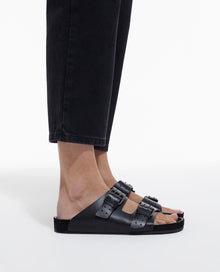 Leather Sandals | Women | Black