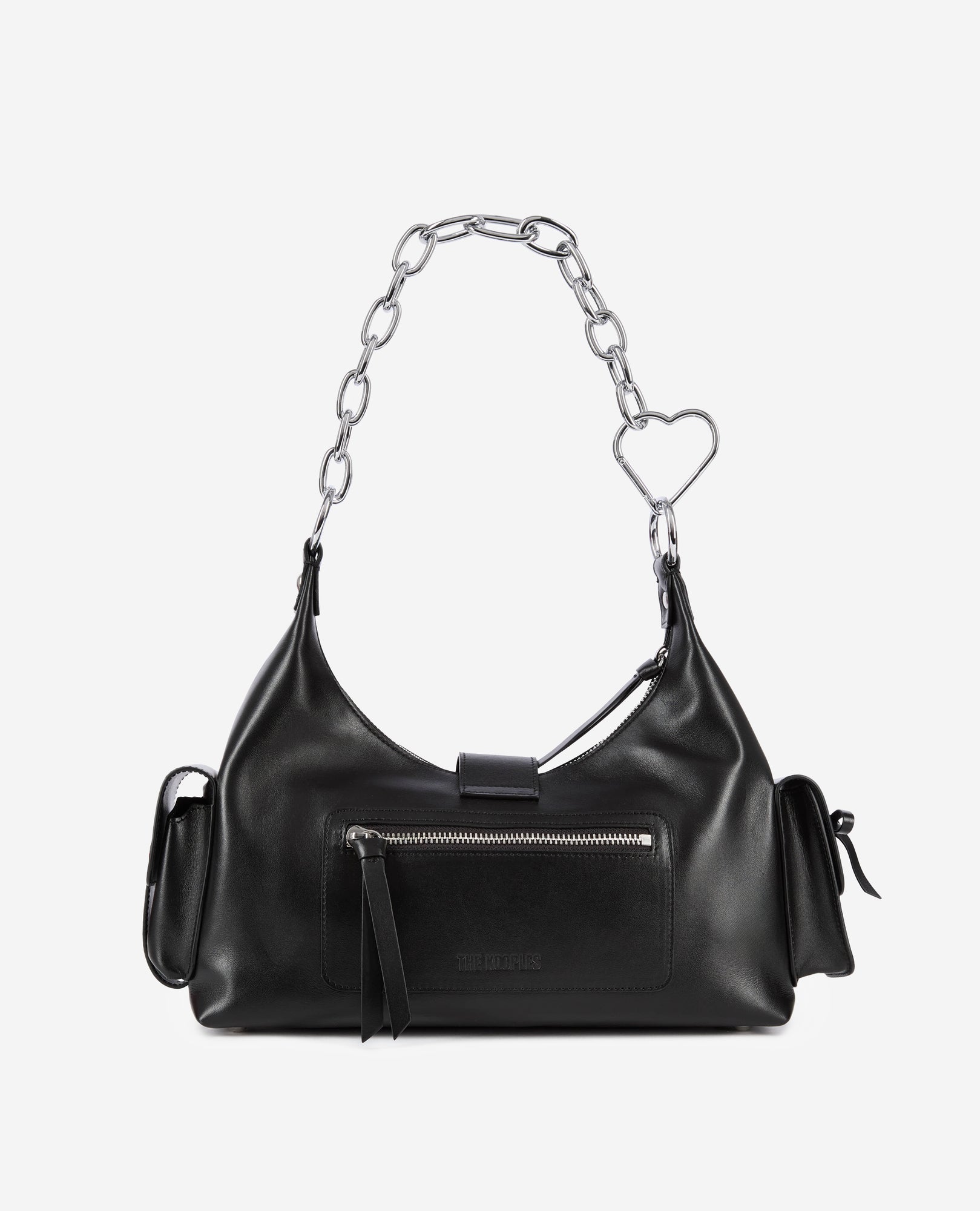 Smooth Leather Amelia Chain Bag | Women | Black