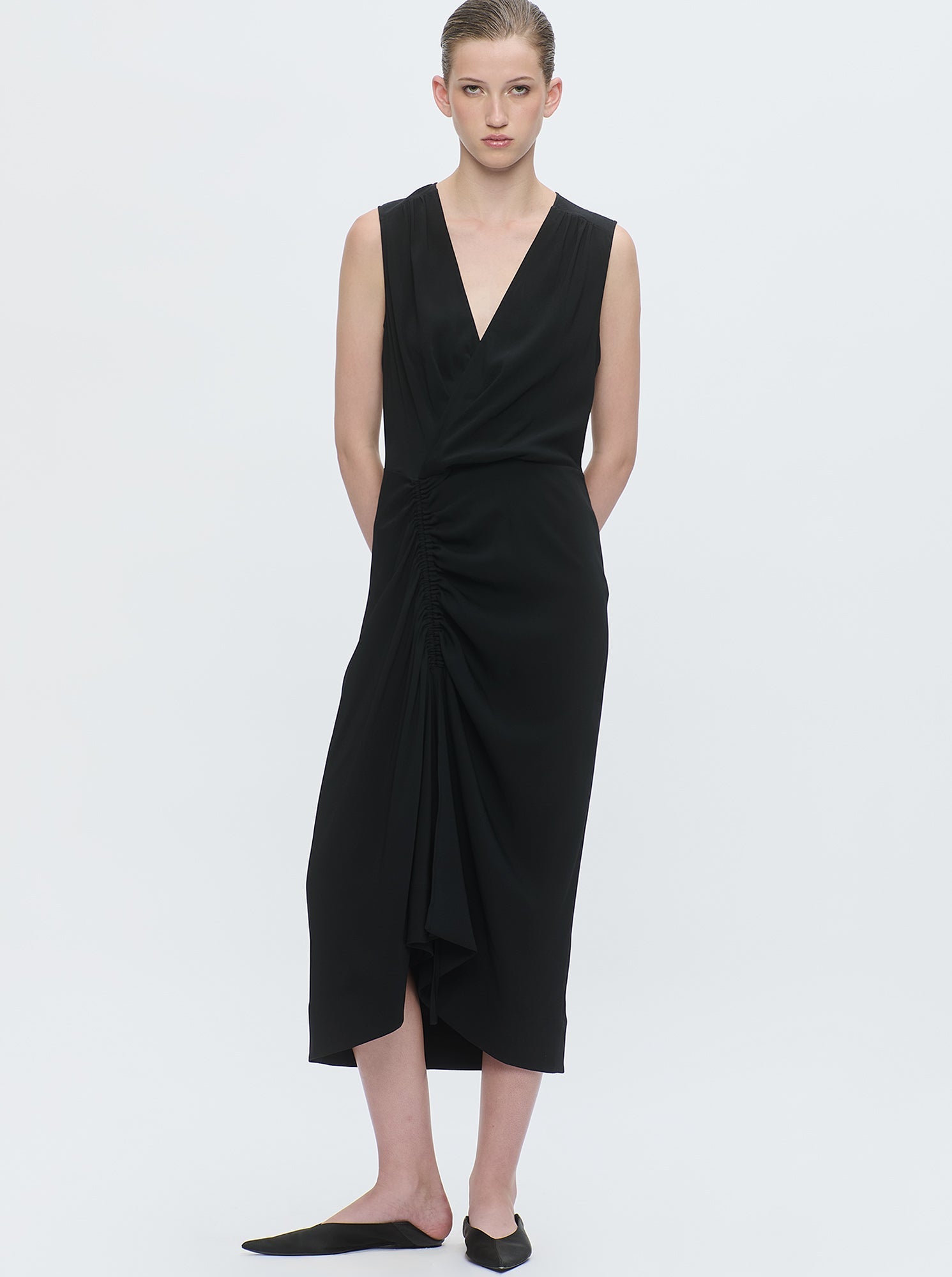 Agnes Wrap Dress | Black