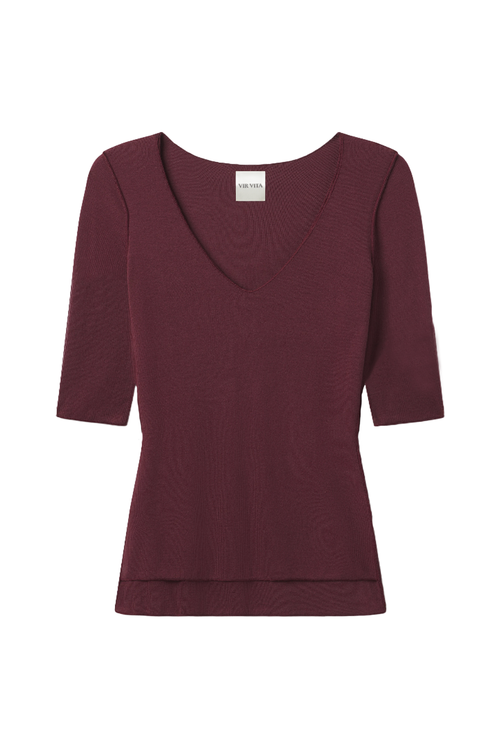 Agnes Top | Maroon