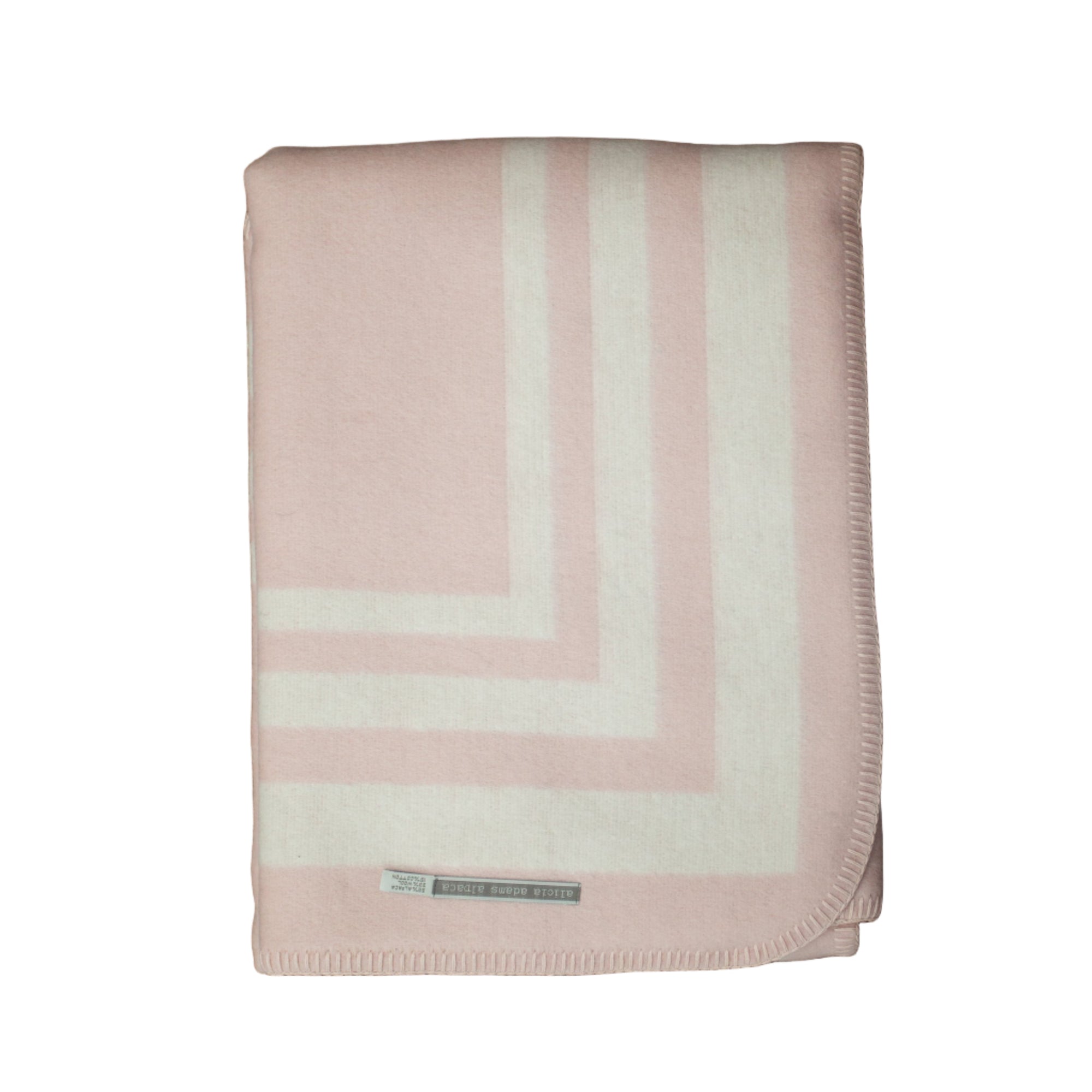 Montauk Throw | Pink Powder / Ivory