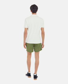 Swim Shorts With Small The Kooples Logo | Women | Khaki