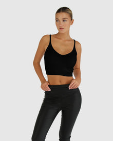 Women | All I Need Knit Crop | Black