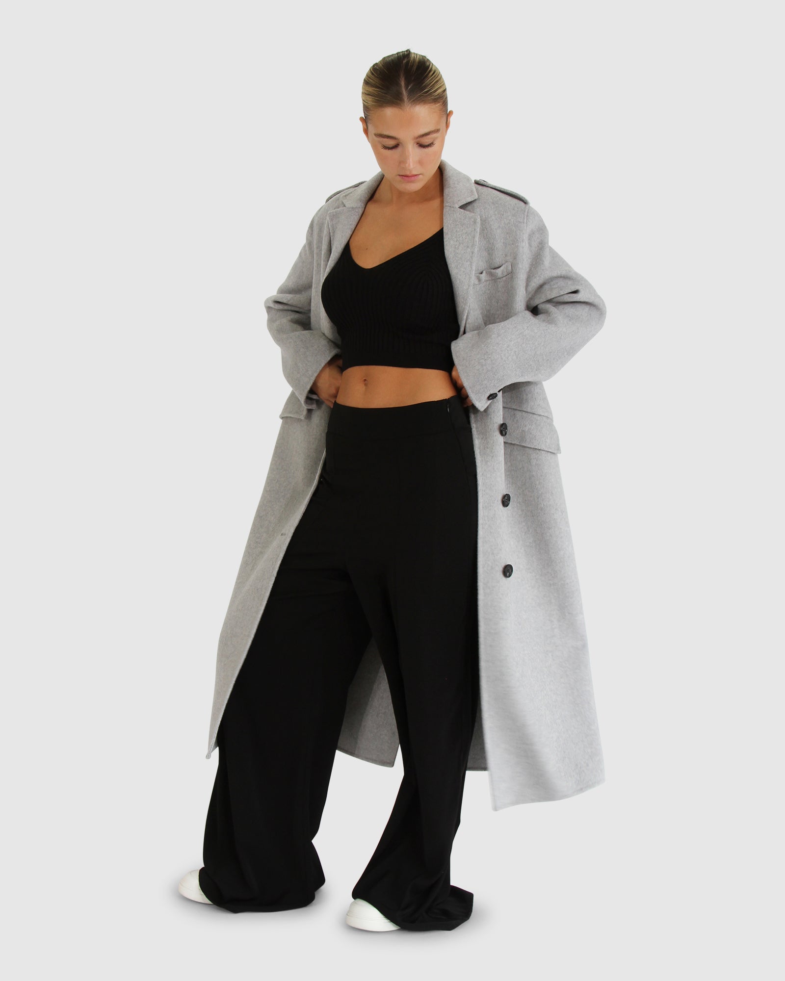 Women | All I Need Knit Crop | Black