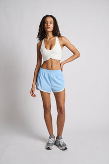Splits59 | Megan Woven Nylon Run Short | Sky Blue