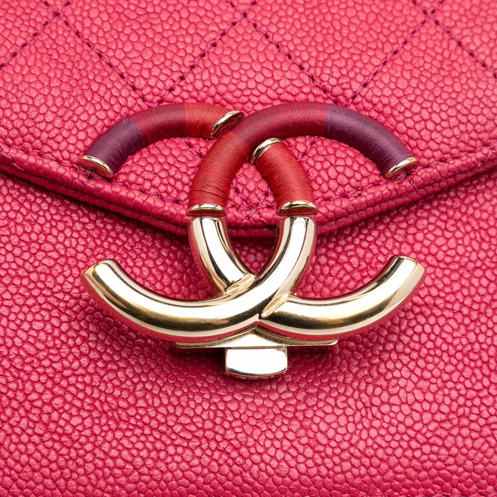 Chanel Pre-Owned Medium Calfskin Cuba Flap | Women | Pink