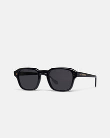 Unisex | Aiza Bio-Plastic Rounded Sunglasses | Black