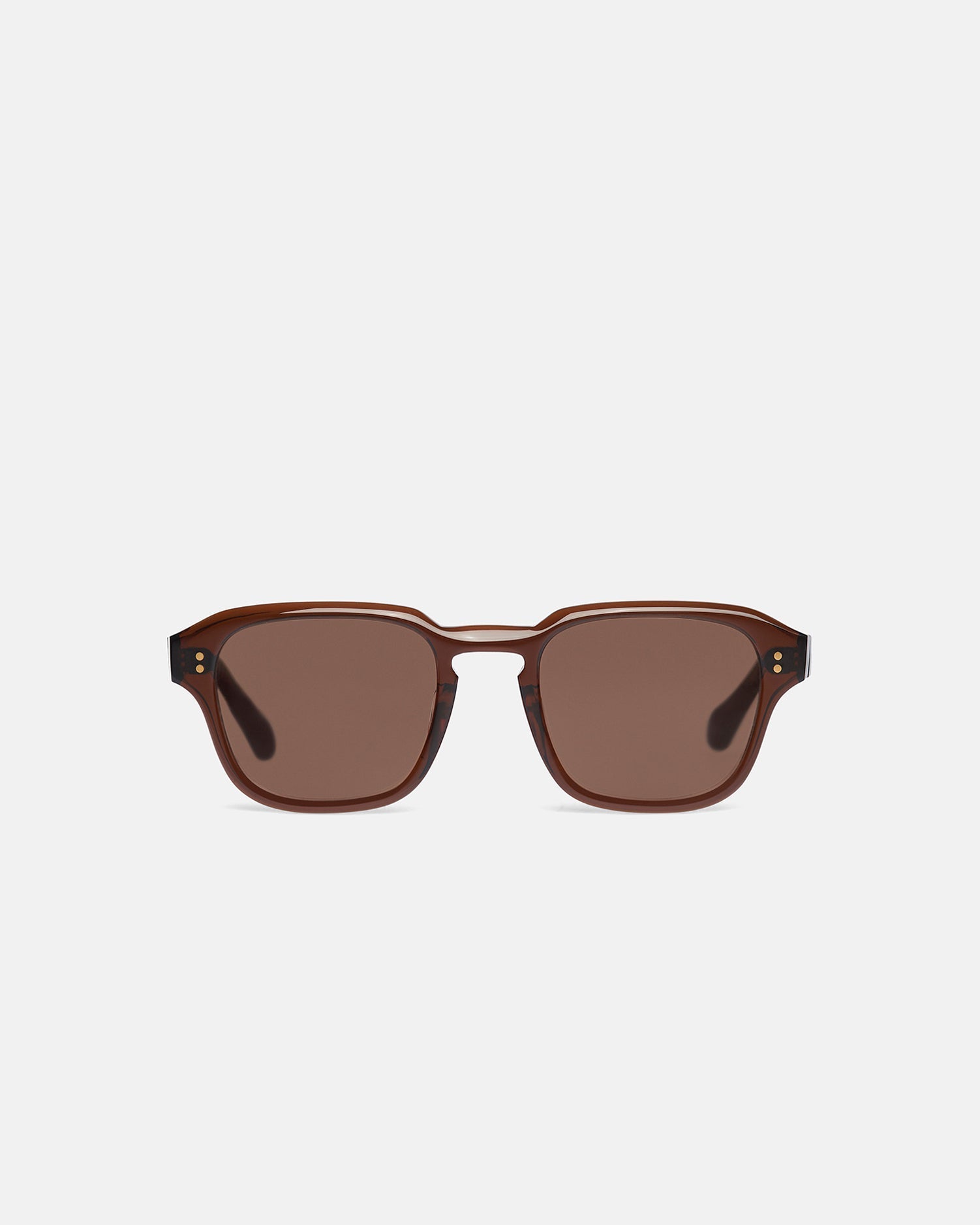 Unisex | Aiza Bio-Plastic Rounded Sunglasses | Brown