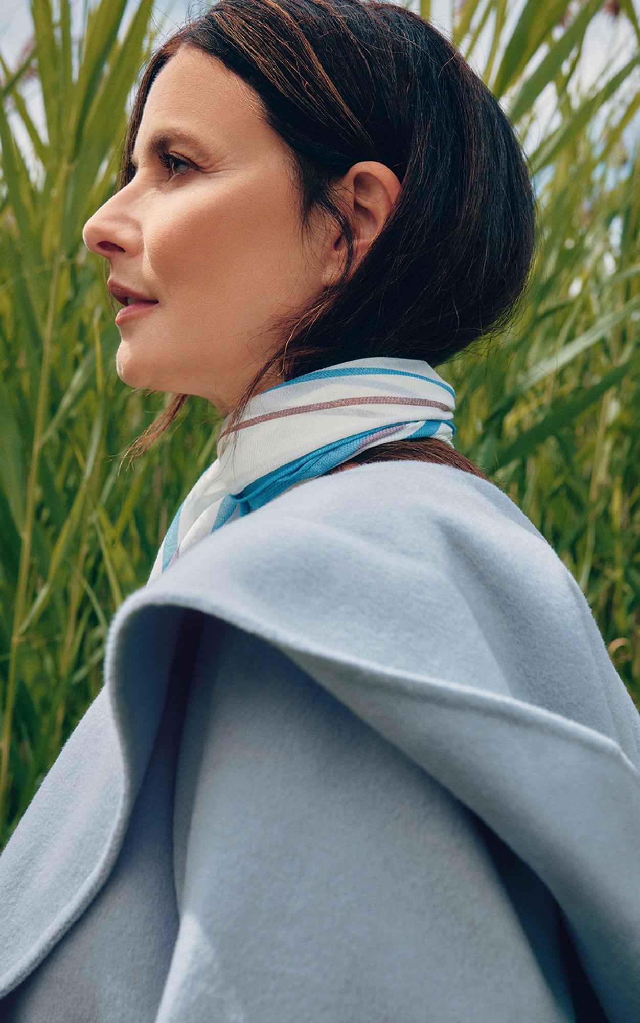 Alla Diamond-Shaped Scarf With Geometrical Pattern | Multicolor