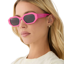 Womens | Allegra Sunglasses | Bright Pink | Grey Lenses