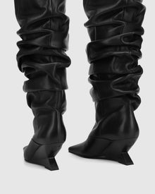 Womens | Allie Leather Boot | Black